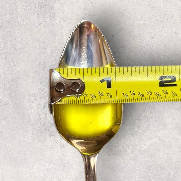 Vintage WA Made in England Silver‑Plated Grapefruit/Citrus Spoons Set of 4 - Picture 5 of 6